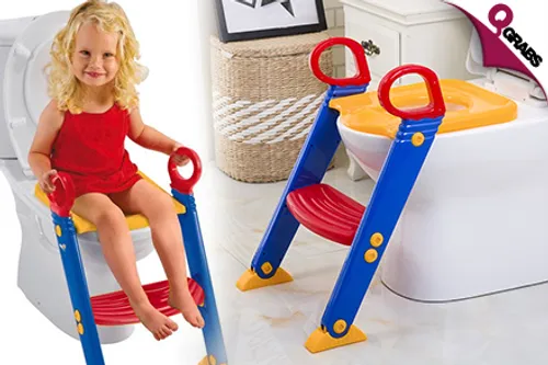 From QR75 Using the Potty just got a Lot Easier with a Kids' Toilet Trainer - With & Without Removable Cushion! (Up to QR288 Value)